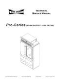 Sub-Zero Pro-Series Service Manual Model 648PRO - AKA PRO48