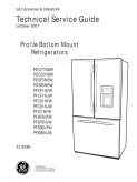 GE Profile Bottom Mount Refrigerator Service Manual
