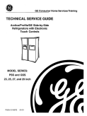 GE Arctica Profile Side-by-Side Refrigerator Service Manual