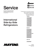 Maytag International Side by Side Refrigerator Service Manual