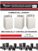 Whirlpool Commercial Laundry Machanically Controlled Coin-op Washers