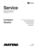 Maytag MAH2400AW Compact Washer Service Manual