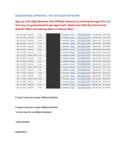 GUARANTEED APPROVAL- CPA AFFILIATE NETWORK Sign up with Digit Revenue ...