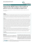 Impact of the ABCDE triage on the number of patient visits to the emergency departm