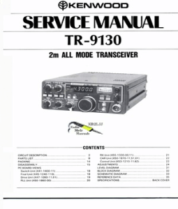 kenwood tr 9130 manual