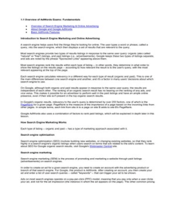 Google Adwords - 3-1-11