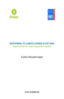 Responding to Climate Change in Vietnam: Opportunities for improving gender equality