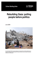 Rebuilding Gaza: Putting people before politics