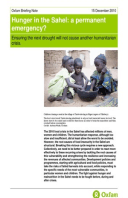 Hunger in the Sahel: A permanent emergency? Ensuring the next drought will not cause another humanitarian disaster
