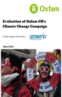 Evaluation of Oxfam GB's Climate Change Campaign