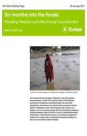 Six Months Into the Floods: Resetting Pakistan's priorities through reconstruction