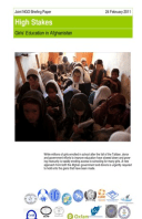 High Stakes: Girls' education in Afghanistan