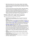 supply chain management