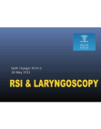 RSI & Laryngoscopy