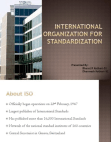 International Organisation for Standarization