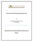 Project report on Mauritius market