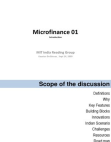 micro finance