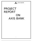 axis bank project
