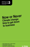 Now or Never: Climate change: time to get down to business