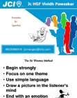 Formulae for Speeches