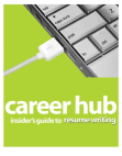 careerhub guide to resume writing