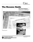The Resume Guide
