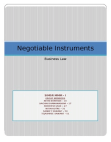 THE NEGOTIABLE INSTRUMENTS ACT
