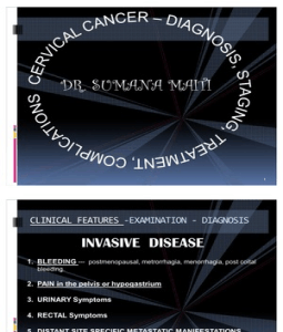 Pain Management  on Cervical Cancer Ppt Management