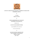 project on labour welfare in sri aravind enterprises