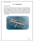 Risk management