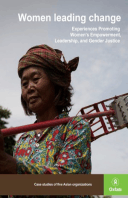 Women Leading Change: Experiences promoting women's empowerment, leadership, and gender justice