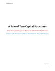 Comparison of two company of capital structure.