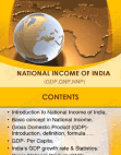 natinal income of INDIA
