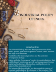 Industrial Policy of India
