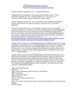 Vibash Coimbatore Surgicals Pvt. Ltd. - Company Profile 2012