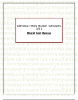 UAE Real Estate Market Outlook to 2013