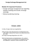 Foreign Exchange Management Act
