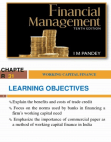 WORKING CAPITAL FINANCE 
