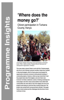 Where Does the Money Go: Citizen participation in Turkana County, Kenya