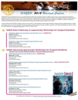 SAGES 2012 Resident Course Flyer
