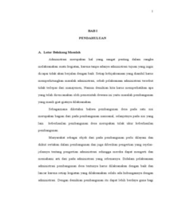 Latar belakang makalah administrasi - SylvesterRanso1's blog